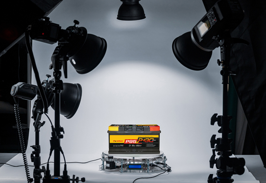 Panther-Batterien 360 Grad Fotostudio