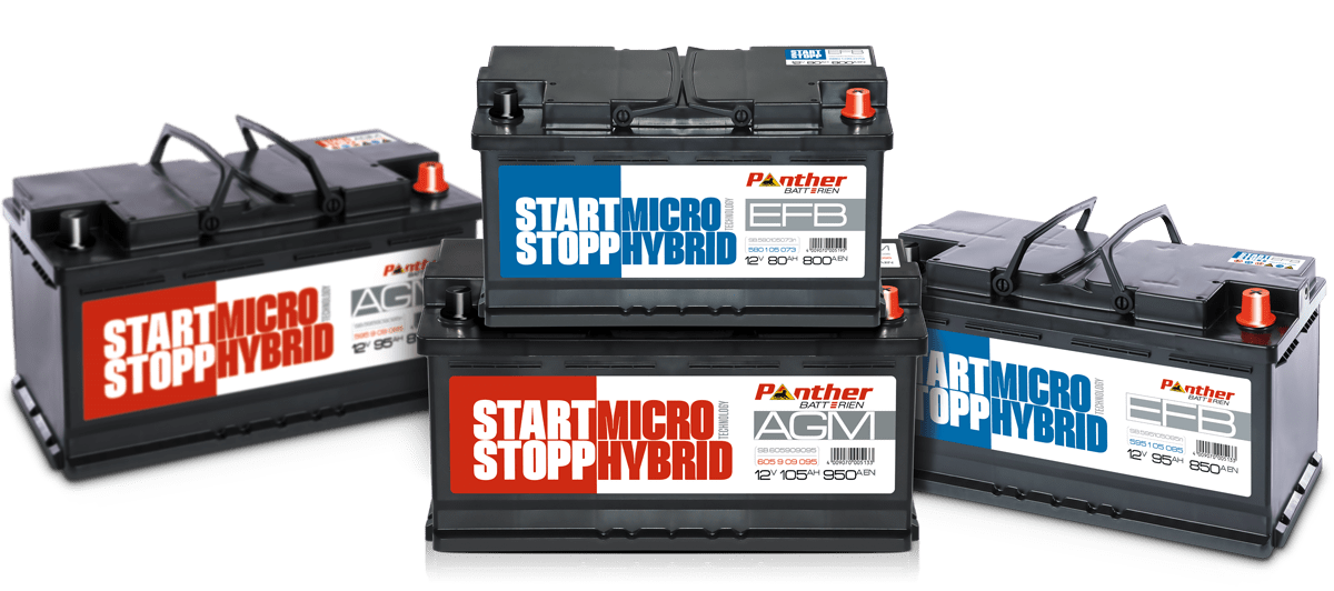 Panther Start-Stop Autobatterien
